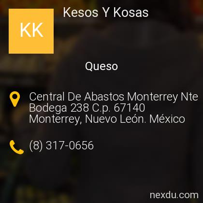 Kesos Y Kosas en Cumbres 4º. Sector Sección B, Monterrey - Teléfonos y  Dirección