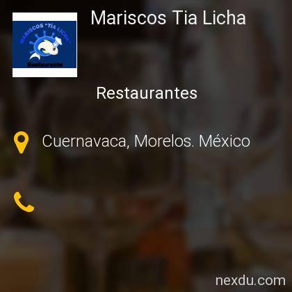 Mariscos Tia Licha en Antonio Barona, Cuernavaca - Teléfonos y Dirección