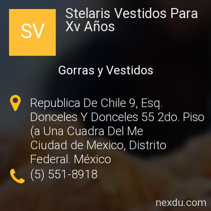 Stelaris Vestidos Para Xv Años en Centro Histórico, Centro, Ciudad de Mexico  - Teléfonos y Dirección