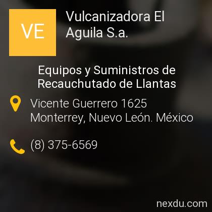 Vulcanizadora El Aguila . en Mitras Centro, Monterrey - Teléfonos y  Dirección