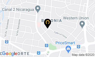 Mapa de Ac Eventos en Managua