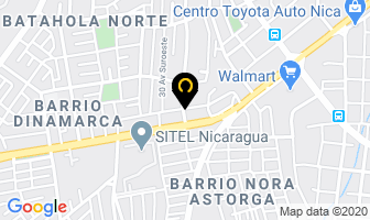 Mapa de Acodep en Managua