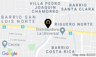 Mapa de Agroexito en Managua