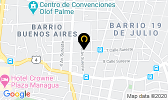Mapa de Airtec en Managua
