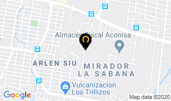 Mapa de Aldecasa en Managua