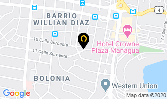 Mapa de Alonso Rios Martin Dr. en Managua