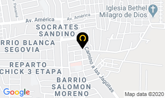 Mapa de Aludasa en Managua