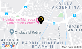Mapa de Antigua Bar & Grill en Managua