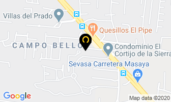 Mapa de Apartamentos Los Cedros en Managua