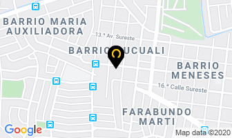 Mapa de Auto Hotel Los Cocos en Managua
