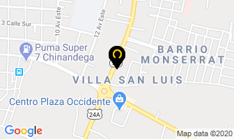 Mapa de Auto Part S.a. en Chinandega