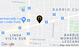 Mapa de Auto Servicio Atlantis en Managua