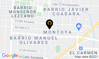 Mapa de Auto Servicio Luis en Managua