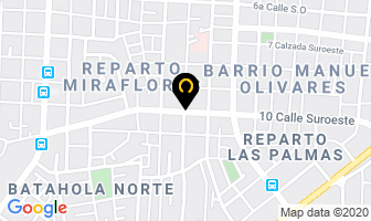 Mapa de Auto Servicios Gary's en Managua