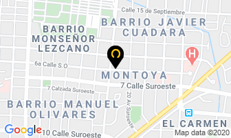 Mapa de Auto Servicios Luis en Managua