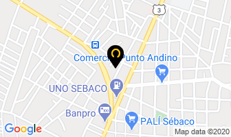 Mapa de Autorepuestos Miranda en Sébaco