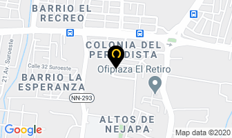 Mapa de Avaltec en Managua