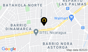 Mapa de Banco De La Vivienda En Liquidacion en Managua