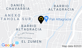 Mapa de Bella's Salon en Managua