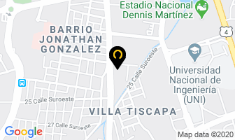 Mapa de Bgb Comercial en Managua