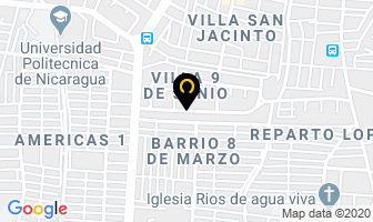 Mapa de Bienes Raices Midence en Managua