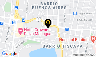Mapa de Bomberos en Managua