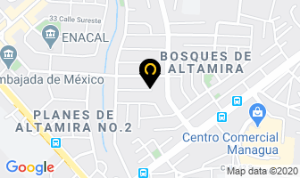 Mapa de Bright Solutions en Managua