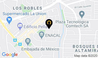 Mapa de Buble Dry Clean en Managua