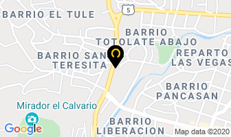 Mapa de Cafe Pureza en Matagalpa