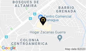 Mapa de CafeterÍa Coca Cola en Managua