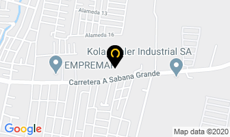 Mapa de Camas Foam en Managua