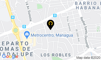 Mapa de Caritas Lindas en Managua