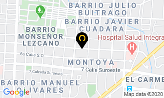 Mapa de Carpinteria Las Vegas en Managua