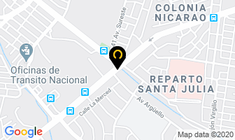 Mapa de Casa Candy en Managua