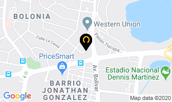 Mapa de Casa Del Bordado en Managua