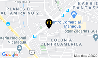 Mapa de Casa Hotel San Luis en Managua