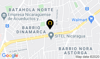 Mapa de Central Service en Managua