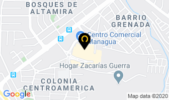 Mapa de Centro Comercial Managua en Managua