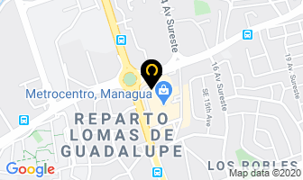 Mapa de Centro Comercial Metrocentro en Managua