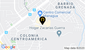 Mapa de Centro Relojero Bulova en Managua