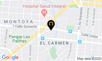 Mapa de Centro Tecnico Electronico en Managua