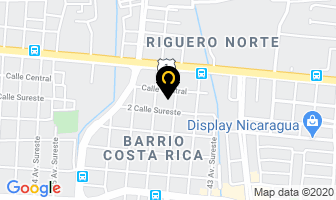 Mapa de Centro Vidriero en Managua