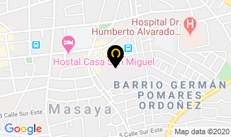 Mapa de Chamagro en Masaya