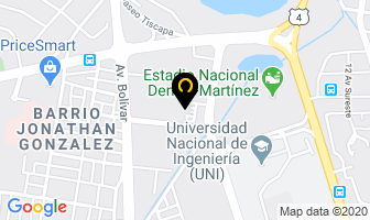 Mapa de Chaman Bar en Managua