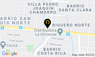 Mapa de Codinsa en Managua