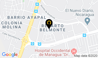 Mapa de Colegio Del Sagrado CorazÓn De JesÚs en Managua