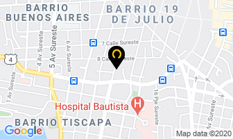 Mapa de Comercial De Productos Quimicos en Managua