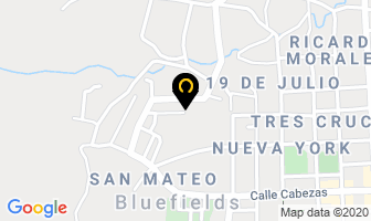 Mapa de Comisariato De La PolicÍa Nacional en Bluefields