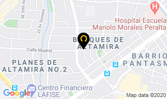 Mapa de Compu Express en Managua