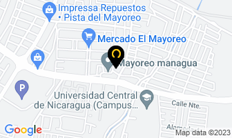 Mapa de Construcciones Urbina en Managua